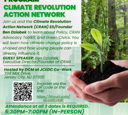 SJC Youth Eco Ambassador Program-Climate Policy & The Art of Doing w/ CRAN
